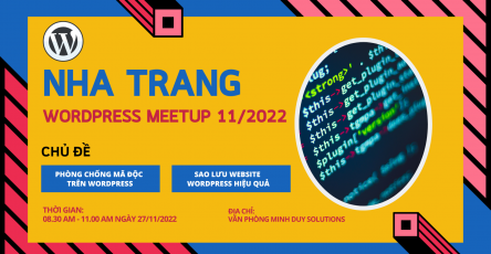 Nha Trang Wordpress Meetup 112022